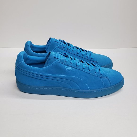 puma suede emboss iced fluo